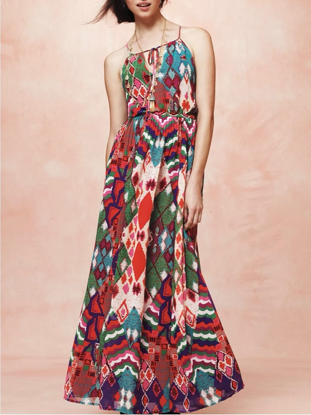Anthropologie Tarana Maxi Dress by Maeve Maxi Dress size 4